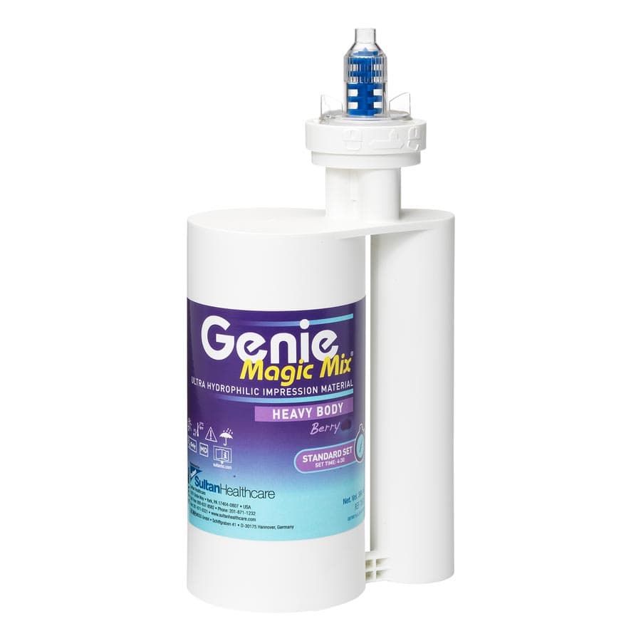 Sultan Genie VPS Magic Mix Heavy Body Impression Material, Standard Set, Berry Flavor, Purple, 380 mL Cartridge Kit, 78815 thumbnail 4
