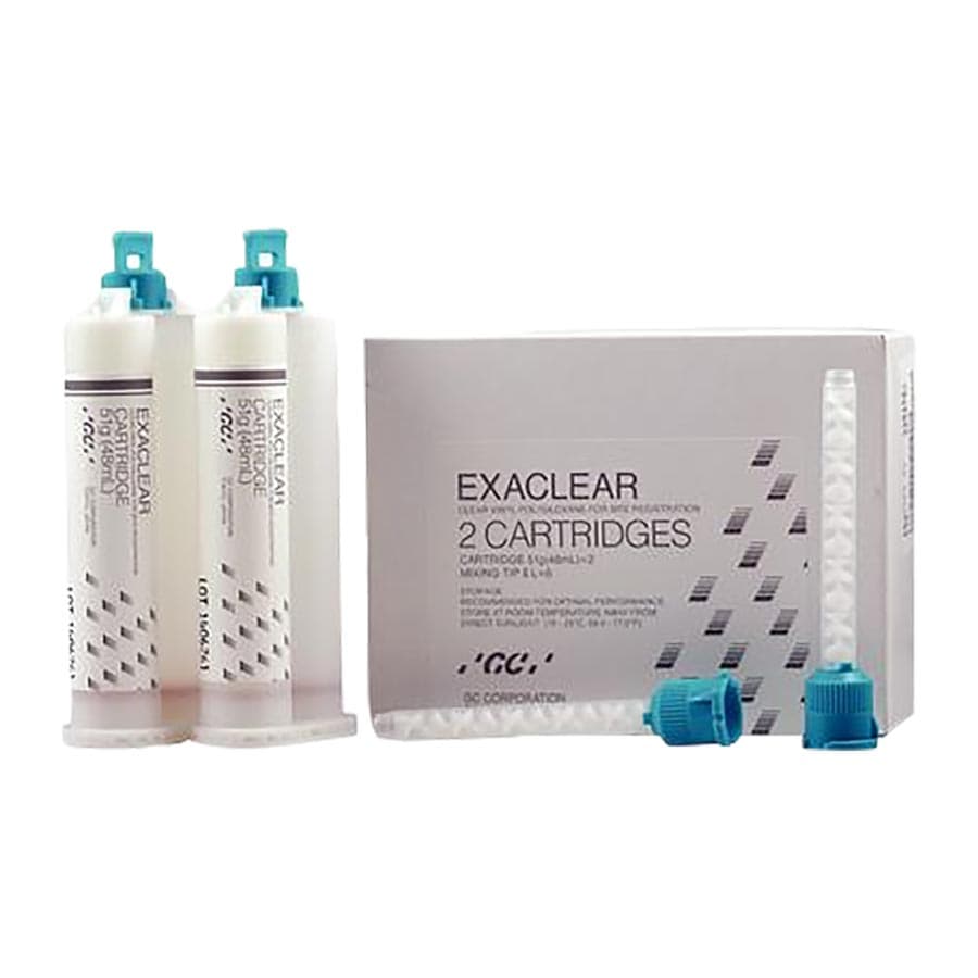EXACLEAR™ Clear VPS Bite Registration Material, 48 mL Cartridges, Complete Package, 2/Pk, 008482 thumbnail 5