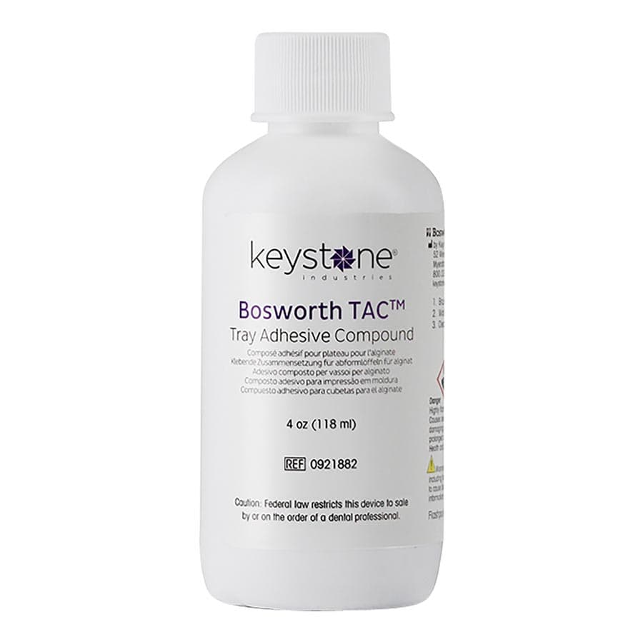 TAC™ Tray Adhesive Compound, Brush-On Liquid, 4 oz (118 ml) Bottle, 0921882 thumbnail 4