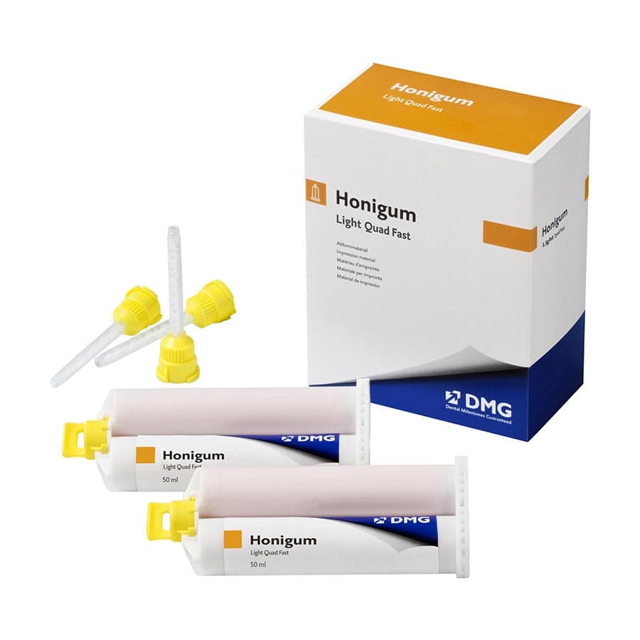 Honigum Pro Light Body VPS Impression Material, Regular Set, 2 x 50 mL Cartridges, 989831 thumbnail 2