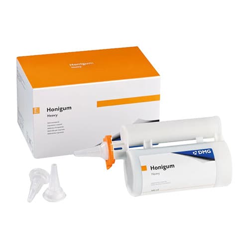Honigum MixStar Heavy Body VPS Impression Material, Regular Set, 380 ml Cartridge, Blue, with 10 MixStar Tips, 999537 thumbnail 6