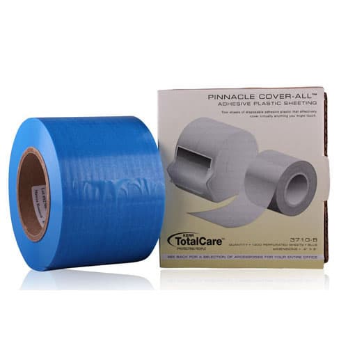 Pinnacle Cover-All Adhesive Barrier Film, Blue, 4" x 6", 1200/Roll, 3710-B thumbnail 9