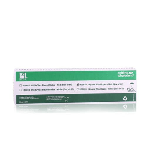 Hygenic Utility Wax Square Ropes, White, 3/16" x 11", 44/Box, H00820 thumbnail 10