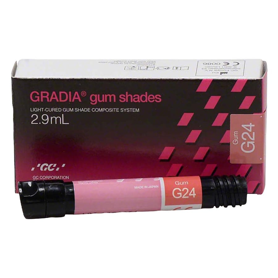 GC Gradia Gum Light-Cure Gingival Composite, Modifier Shade G244, 2.9 mL Syringe, Refill thumbnail 12