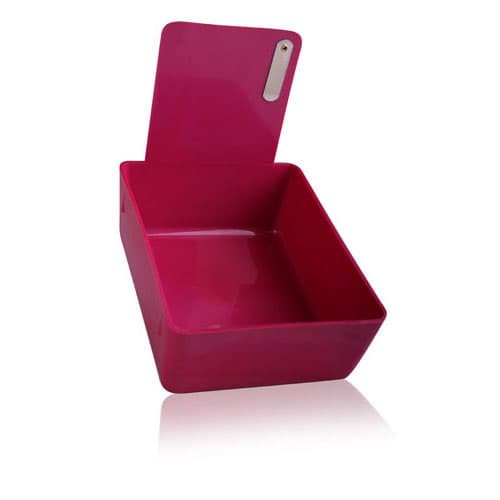 Plasdent Lab Pan with Metal Clip, White, 7-1/16" x 5-5/8" x 2-3/8" Deep, 207MLP-1 thumbnail 6