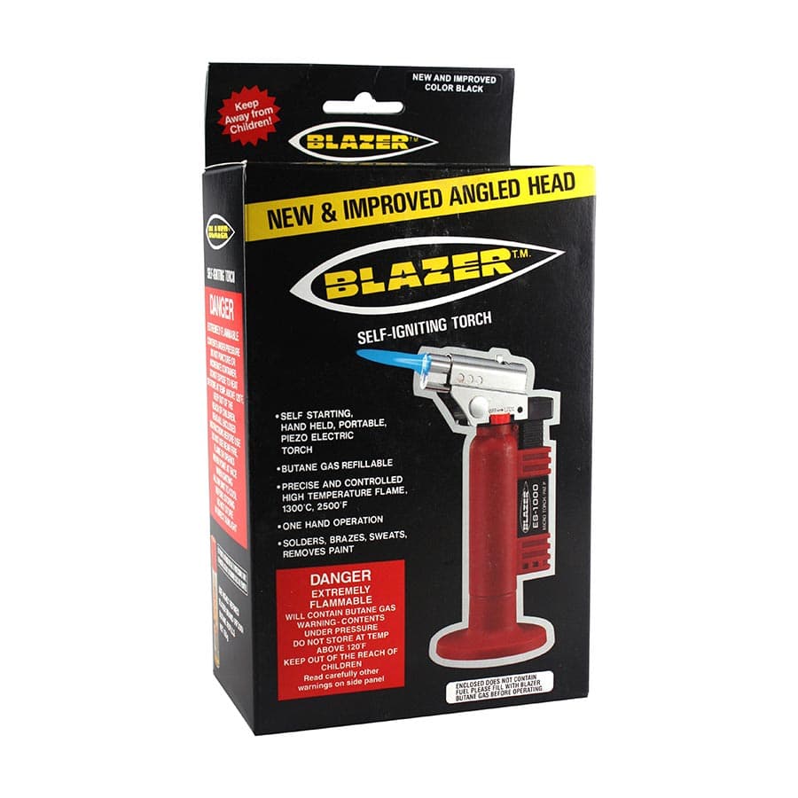 Blazer ES-1000 Angled Head Butane Micro Torch, Black, 189-1002 thumbnail 4