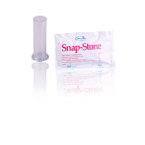 Snap-Stone Fast-Setting Type IV Dental Stone, Pink, 140 g Pre-weighed Envelopes, 80/Pack, 26514 thumbnail 6