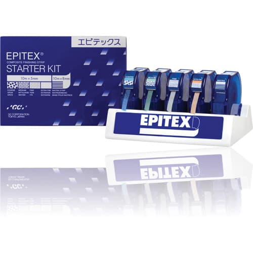 Epitex Finishing and Polishing Strips Starter Kit, 4 Grits (Coarse, Medium, Fine, Extra Fine) + Clear Matrix, 10 m Reels, 473005 thumbnail 14