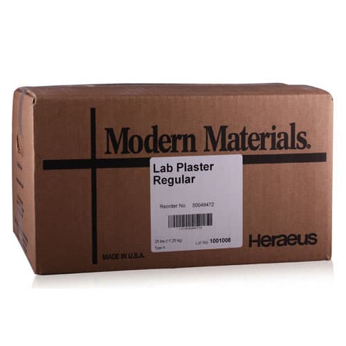 Kulzer Modern Materials Lab Plaster, Type II, White, Regular Set, 45 lb Carton, 50048452 thumbnail 6