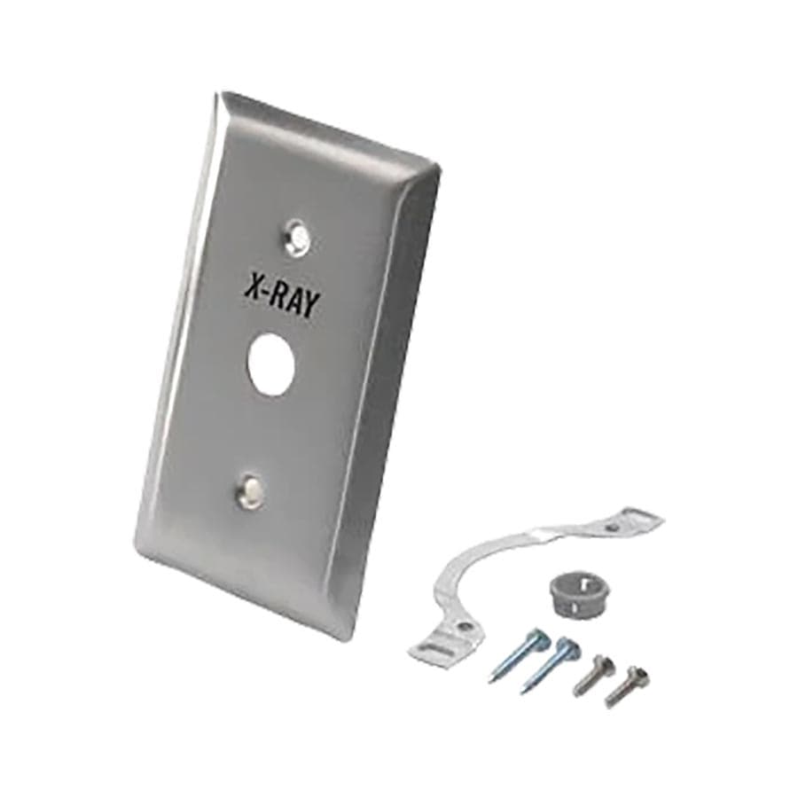 DCI International Stainless Steel X-Ray Exposure Switch Mounting Plate, 1/2" Hole, for Switch 7109, Model 8115 thumbnail 3