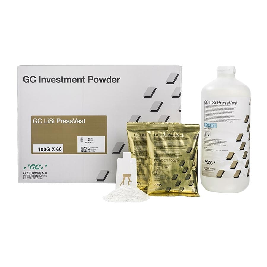 GC LiSi PressVest Phosphate Bonded Investment Liquid, 900 mL Bottle, 901425 thumbnail 5