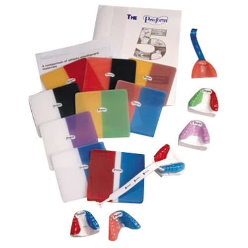Pro-Form Fun Guard Mouthguard Laminate, Red/Yellow/Blue/Green, Diagonal 5" x 5", .160" (4mm), 12/Box, 9600006 thumbnail 3