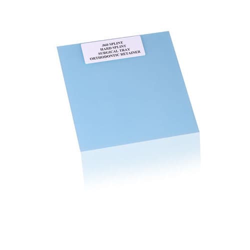 Pro-Form Splint Material, Clear, 5" x 5", 0.060" (1.5 mm), 25/Pk, 9614960 thumbnail 8