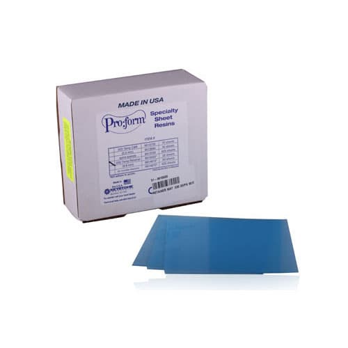 Pro-Form Splint Material, 0.030" (0.75mm), 5" x 5" Sheets, Clear, 25/Pk, 9615020 thumbnail 7