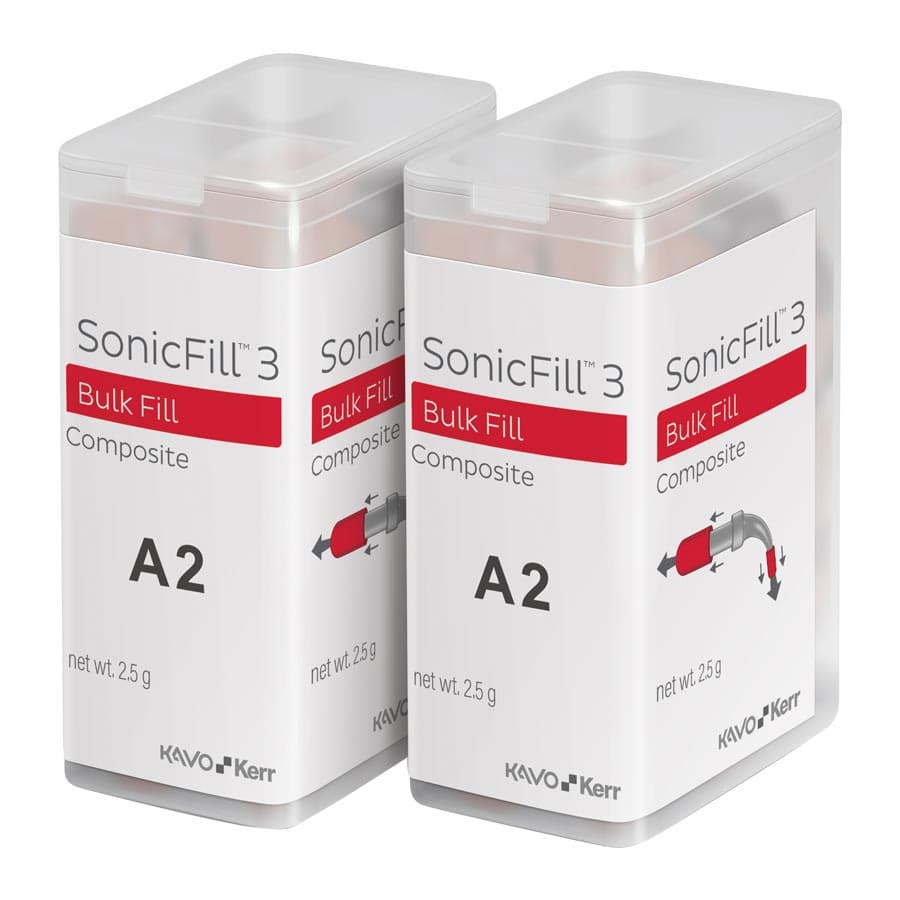 Kerr SonicFill 3 SingleFill Bulk Fill Composite Unidose Refill, A2, 0.25 g Tips, 20/Pack, 36712 thumbnail 16