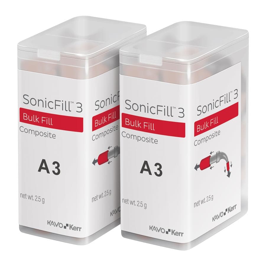 Kerr SonicFill 3 SingleFill Bulk Fill Composite Unidose Tip Refill, A3, 0.25 g, 20/Pack, 36713 thumbnail 17
