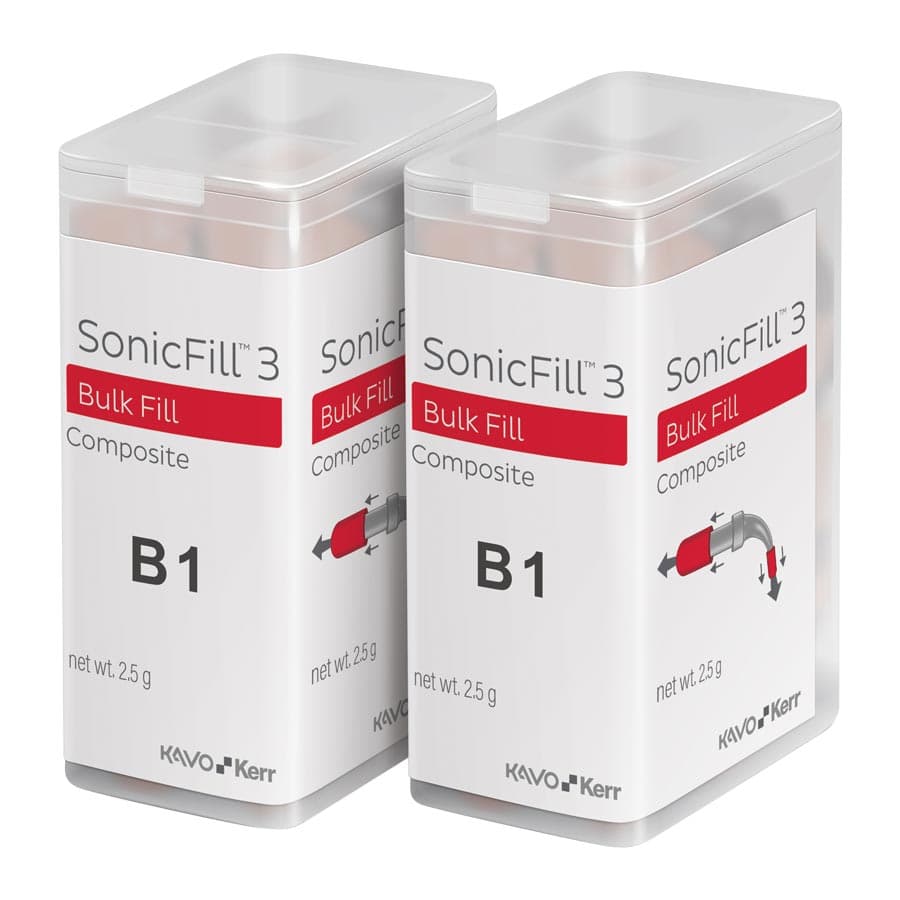 Kerr SonicFill 3 SingleFill Bulk Fill Composite Unidose Refill, B1, 0.25 g, 20/Pk, 36714 thumbnail 13