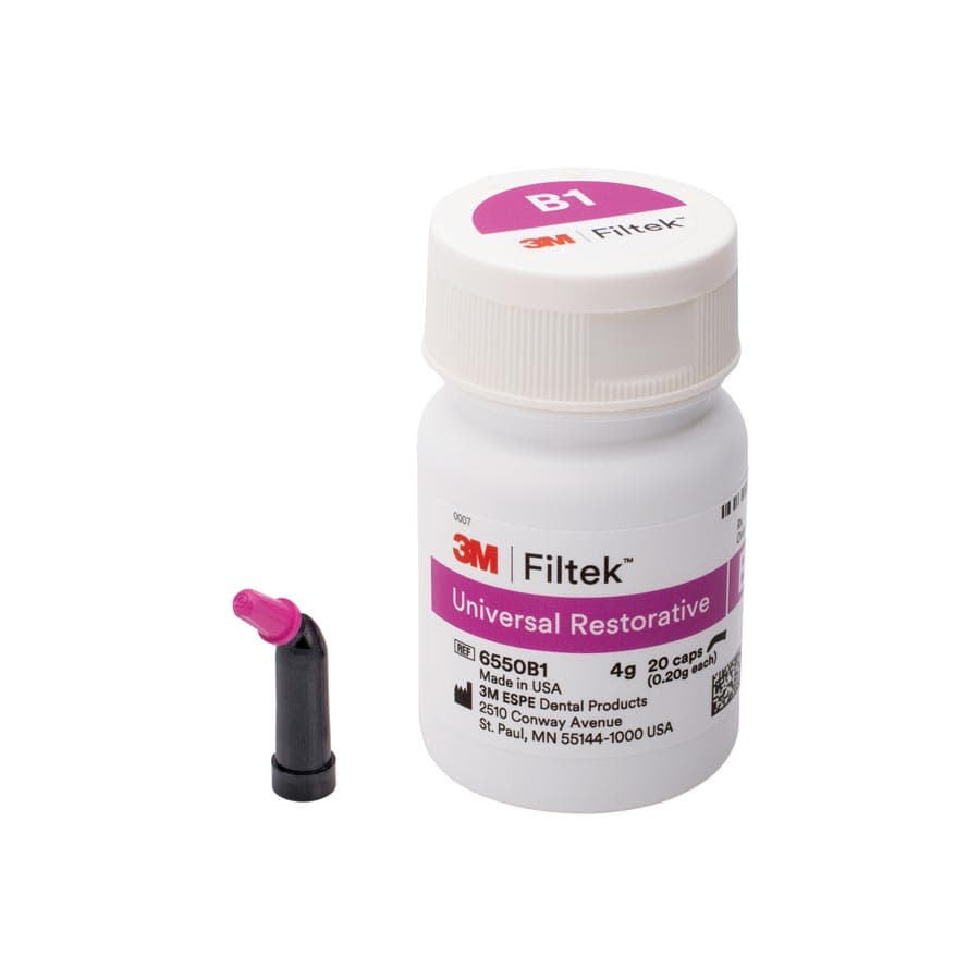 3M Filtek Universal Restorative Capsules, Shade B1, 0.2 g, 20/Pk, 6550B1 thumbnail 8