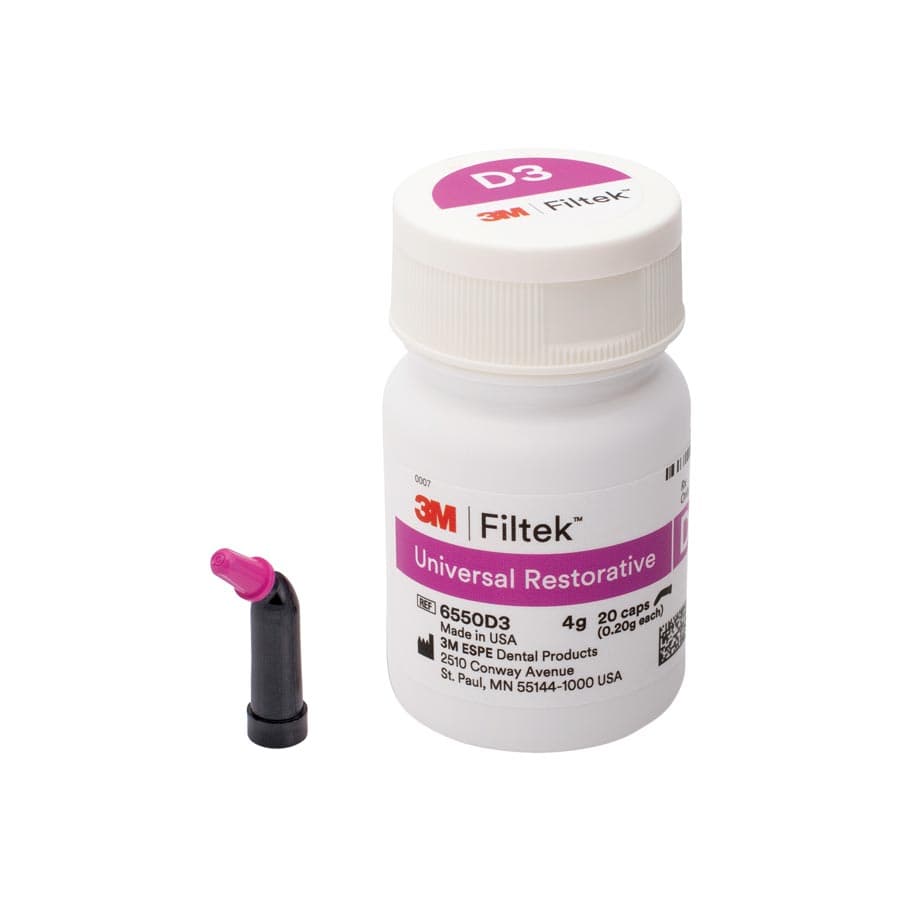 3M Filtek Universal Restorative Capsules, Shade D3, 0.2 g, 20/Pk, 6550D3 thumbnail 8