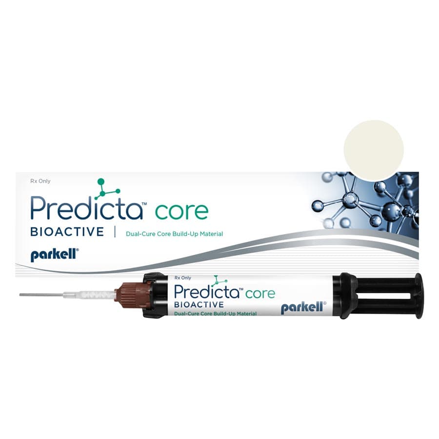 Predicta Bioactive Dual-Cure Core Build-Up Material, Flowable, White, 5 ml Syringe Refill with Dispensing Tips, S600 thumbnail 17