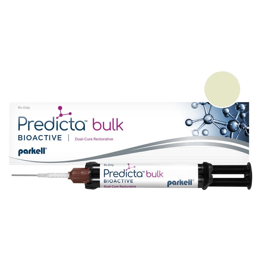 Parkell Predicta Bioactive Bulk-Fill Composite, Low Viscosity (LV), Shade A1/B1, 5 mL Syringe Refill with 20 Dispensing Tips, S610 thumbnail 15