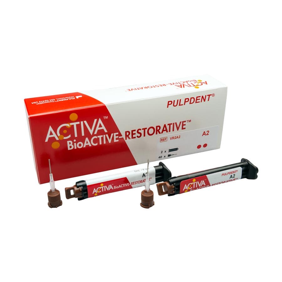 Activa BioACTIVE Restorative Value Refill, Dual-Cure Universal Composite, Shade A2, 5 mL Syringe, 2/Pk, VR2-A2 thumbnail 21