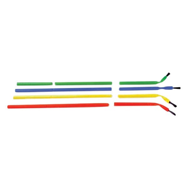 Vista Bendable Brush Applicators, Fine, White Bristles, Assorted Colors, 144/Pk, 204001 thumbnail 4