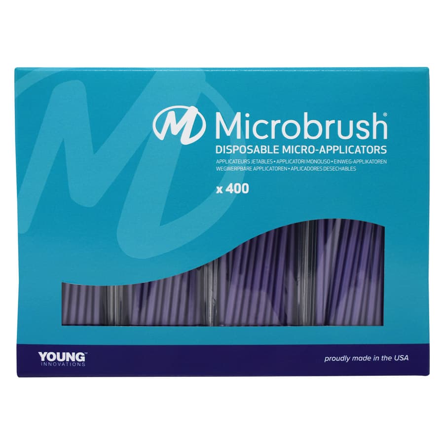 Microbrush Plus Micro-Applicator Dispenser Refills, Regular Tip (2 mm), Purple, 400/Pk, PR400PU thumbnail 16