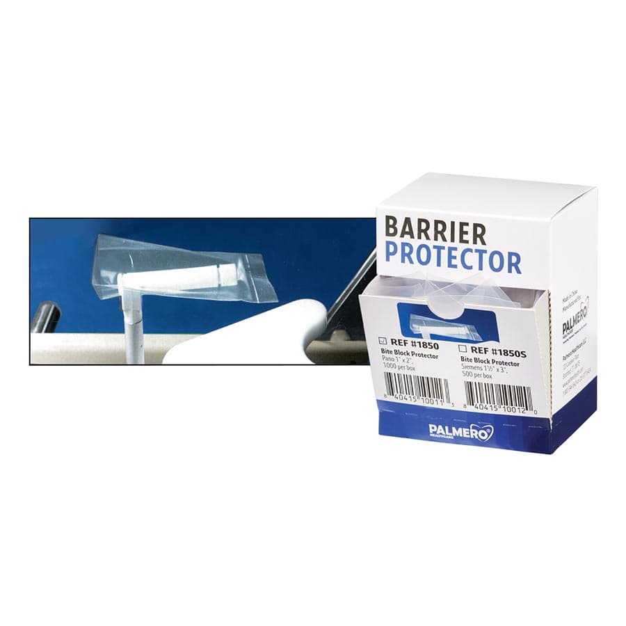 Palmero Bite Block Protector for Panoramic X-Ray Machine, 1" x 2", Clear, Latex-Free, 1000/Pk, 1850 thumbnail 12