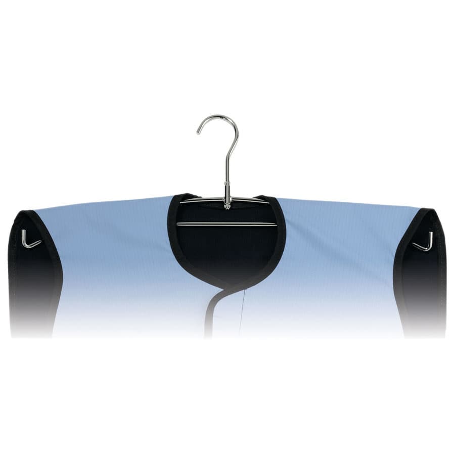 Panoramic X-Ray Apron Hanger with Swivel, Chrome-Plated Steel, 1/2" W x 6-1/4" H x 22-1/4" L, 31450DX thumbnail 5