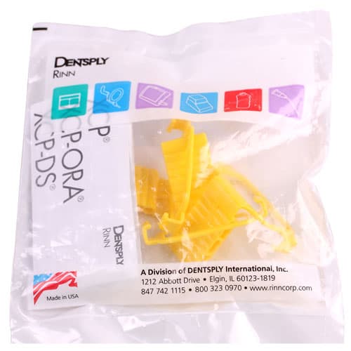 XCP-DS Posterior Biteblock for Schick CDR Digital Sensor, Yellow, #1 Horizontal, 3/Pack, 55-0619 thumbnail 12