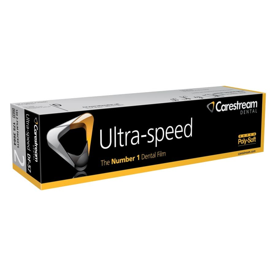 Carestream Ultra-Speed Dental Film DF-57, Size 2, Periapical, Double Film, Super Poly-Soft Packets, 130/Pkg, 1753664 thumbnail 9