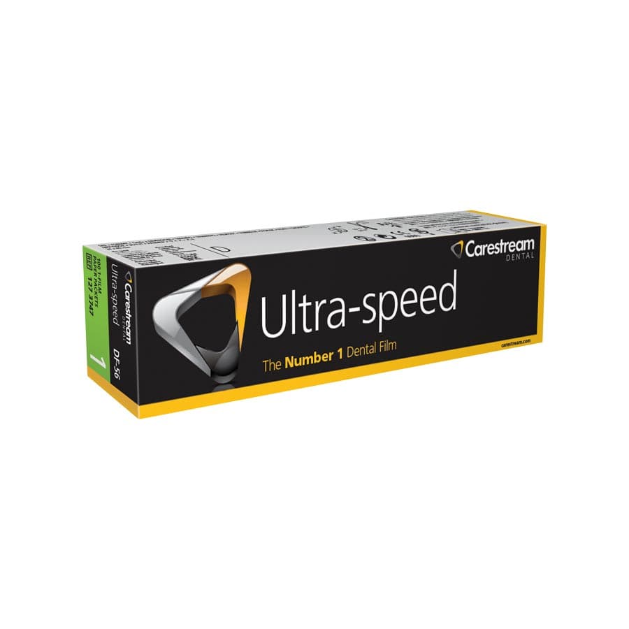 Carestream Ultra-Speed Dental Film DF-56, Size 1 Anterior/Periapical, Single Film, Paper Packets, 100/Box, 1273747 thumbnail 13