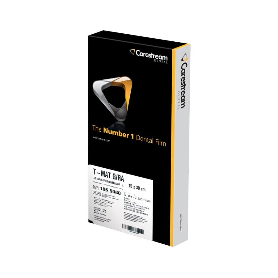 Carestream Kodak T-Mat G/RA 15 Panoramic X-Ray Film, 15x30 cm, 50 Sheets/Box, 1869080 - KODAK X-RAY FILM PANO TMG/RA15 15X30 - Image 1