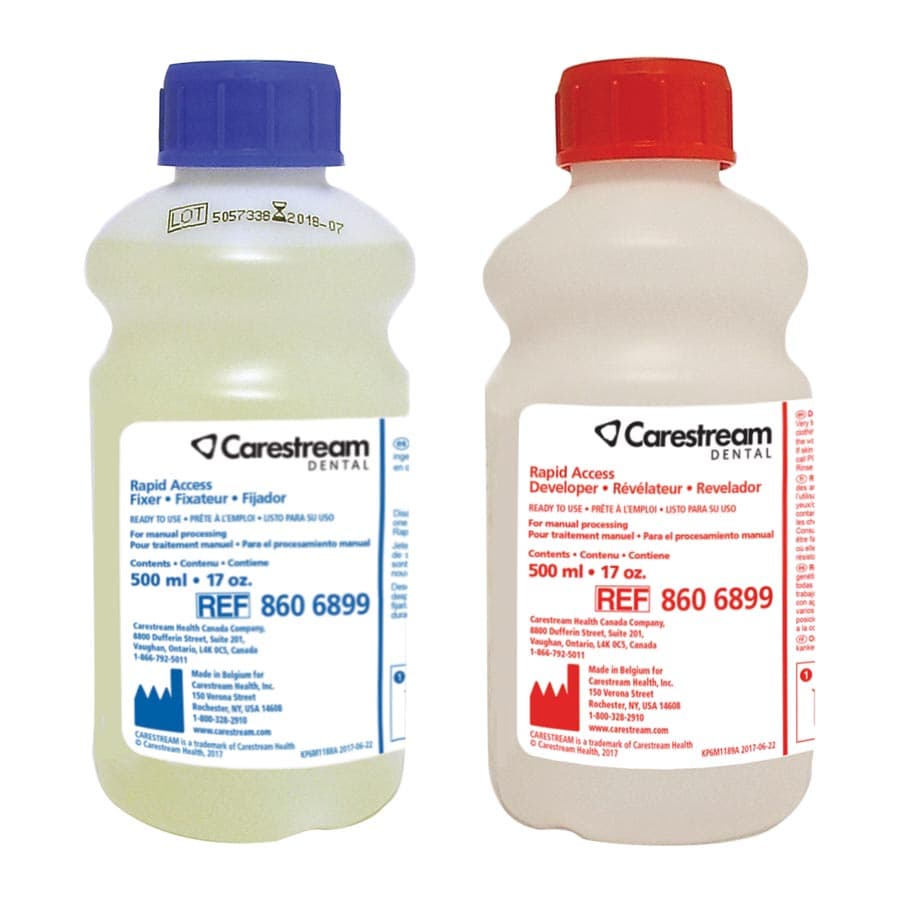 Carestream Rapid Access Developer & Fixer Twin Pack, Ready-to-Use, 500 ml Bottles, 6/Pk, 8606899 thumbnail 9