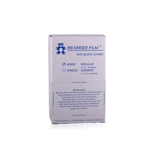 Plasdent Bite Block Covers, Clear Disposable Plastic, 2" x 3", 1000/Box, PS510 thumbnail 6