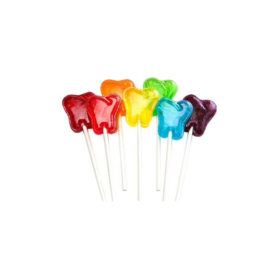 Dr. John's Healthy Sweets Xylitol Tooth Shaped Lollipops, Berry Swirl, Sugar Free, 150/Pack, DJC03 thumbnail 3