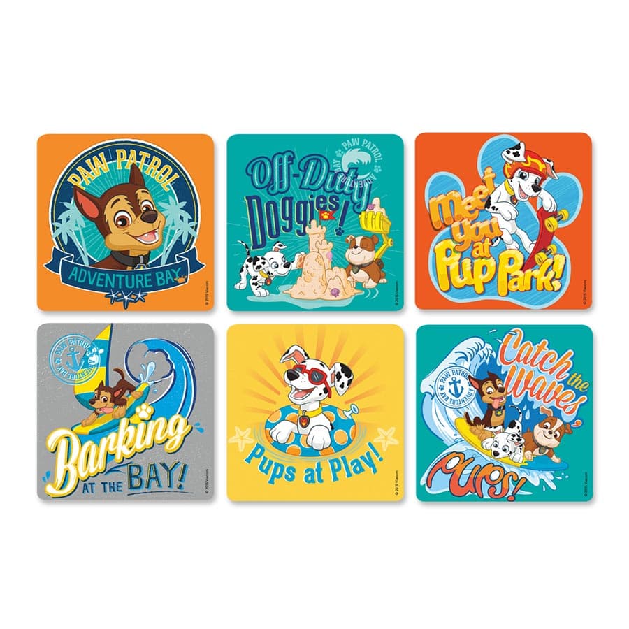 Paw Patrol Stickers, Assorted Designs, 2.5" x 2.5", 100/Roll, PS607 thumbnail 4