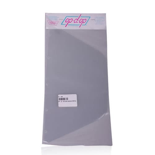 Op-D-Op Visor Shield Protective Barrier System Replacement Shields, Full Length, Clear, 3/Pkg, 308SS3 thumbnail 4