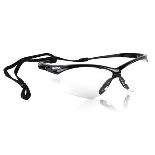 KleenGuard Nemesis Safety Glasses, Clear Lens, Black Frame, 12/Box thumbnail 4