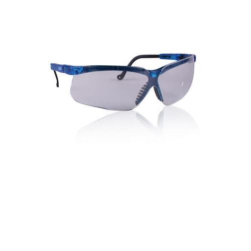 Uvex Genesis Safety Glasses, Clear Lens, Vapor Blue Frame, 355816 thumbnail 13