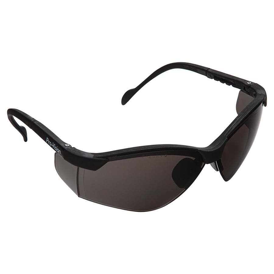 ProVision See-Breez Safety Eyewear, Black Frame, Grey Lens, Universal, 3561BL thumbnail 11