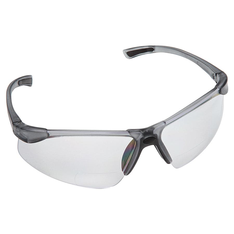 Tech Specs Bifocal Safety Eyewear, 1.5 Diopter, Grey Frame/Clear Lens, ANSI Z87.1, 3720B thumbnail 11
