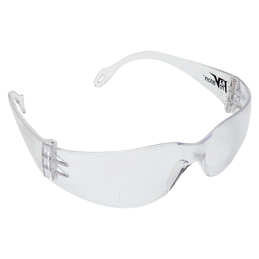 Palmero Cool Wraps Bifocal Safety Eyewear, 1.5 Diopter, Clear Frame/Clear Lens, 3730B thumbnail 11