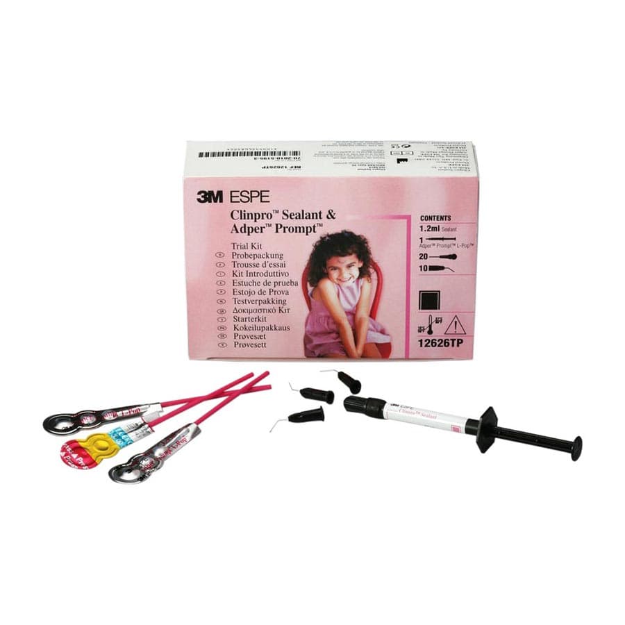 3M (Solventum) Clinpro Sealant & Adper Prompt L-Pop Self-Etch Adhesive Trial Kit, 1.2 mL Syringe, 12626TP thumbnail 6