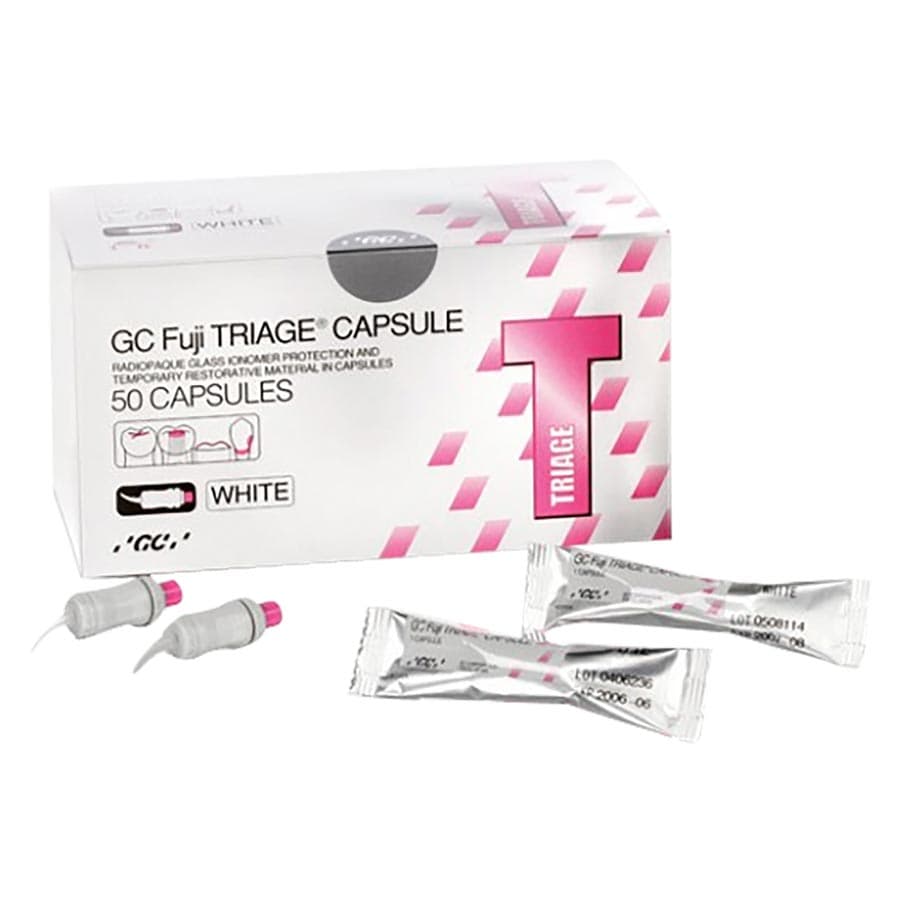 GC Fuji TRIAGE EP Glass Ionomer Pit & Fissure Sealant Capsules, White, 0.30g Powder/0.15g Liquid, 50/Box, 013605 thumbnail 6