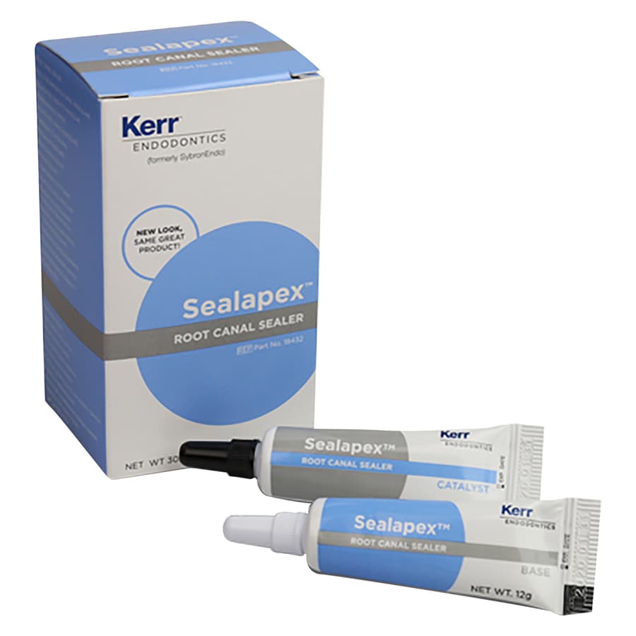 Sealapex Non-Eugenol Calcium Hydroxide Root Canal Sealer, Standard Kit, 12 g Base, 12 g Catalyst, Mixing Pad, 18432 thumbnail 17