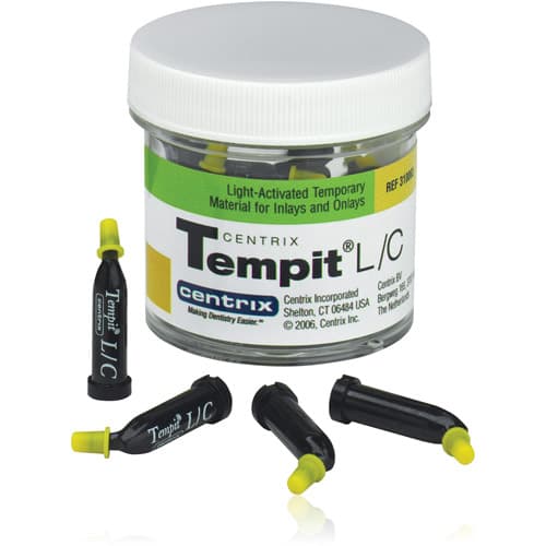 Tempit L/C Light-Activated Temporary Filling Material, Prefilled Tips, 0.25 g, Translucent, 30/Jar, 310063 thumbnail 15