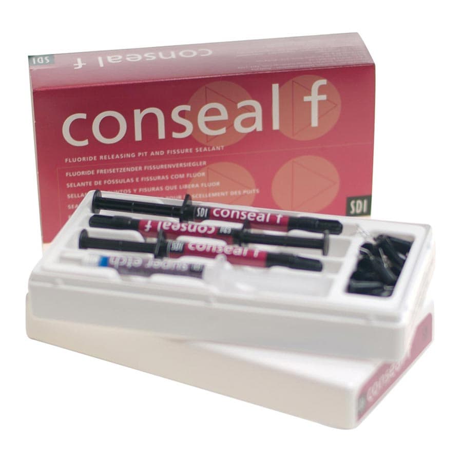 SDI Conseal F Pit & Fissure Sealant Intro Syringe Kit, Light-Cured, Opaque White, 3 x 1g Syringes, 7850012 thumbnail 5