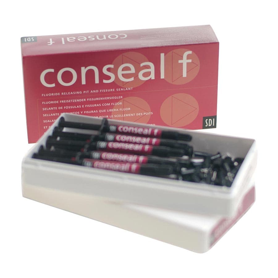 SDI Conseal F Pit & Fissure Sealant Bulk Syringe Kit, Light-Cured, Fluoride-Releasing, 10 x 1 g Syringes with 40 x 27 Ga Tips, 7850013 thumbnail 5